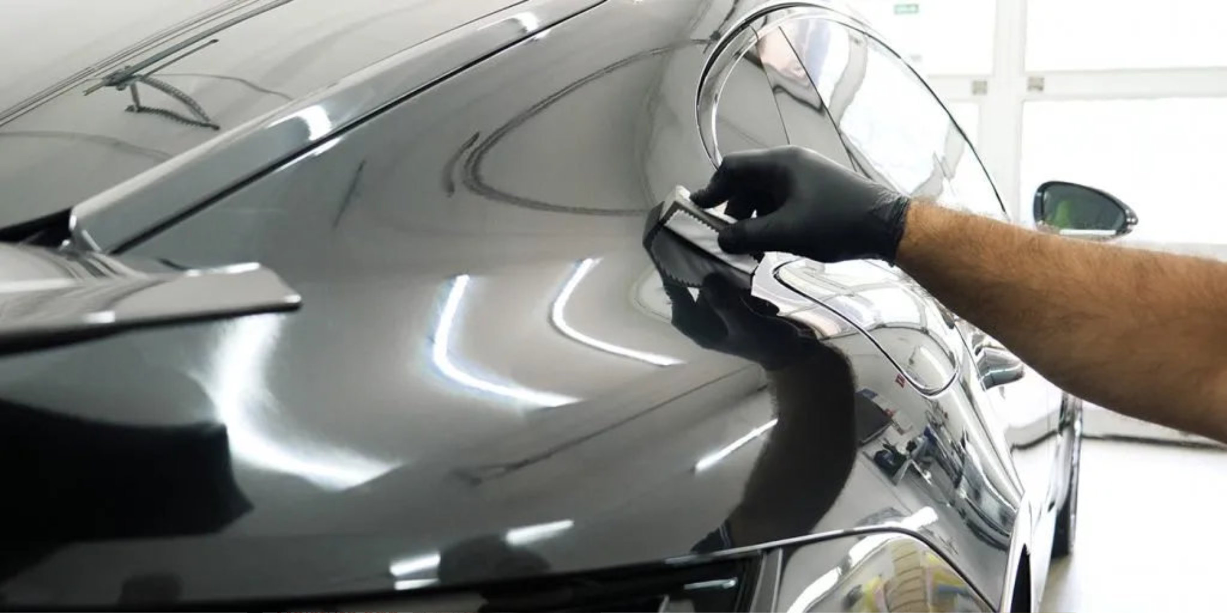 Ceramic coating applied to a vehicle by Carisma Mobile Car Wash in San Clemente